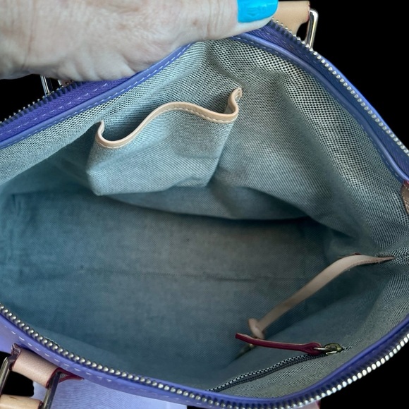 Dooney & Bourke Satchel Shoulder Crossbody Bag Lavender - Picture 11 of 17